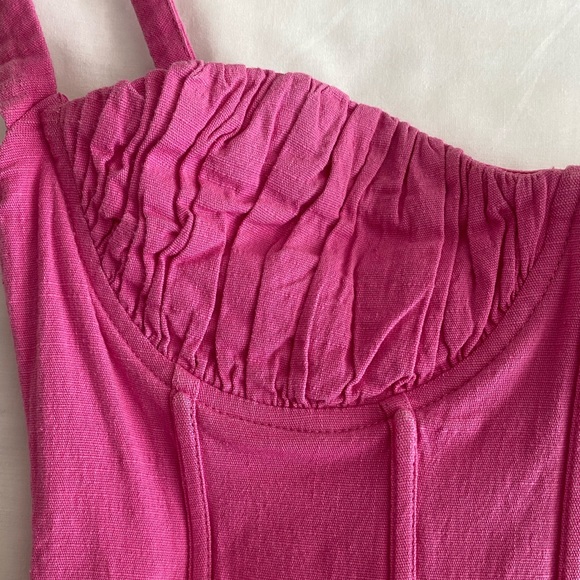 Princess Polly Pink Zipper Corset Top - Picture 5 of 5